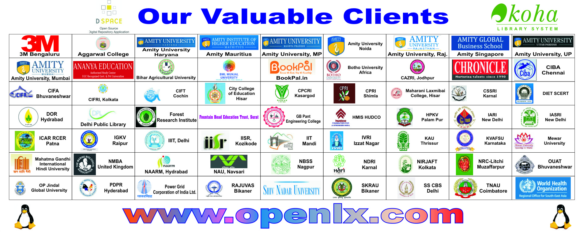OpenLX client list